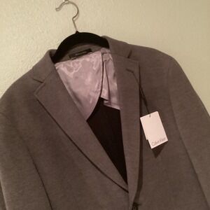 Calvin Klein / Men's Grey Blazer / 38 Short / NWT MSRP $350